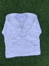 Load image into Gallery viewer, African material white shirt size 5years
