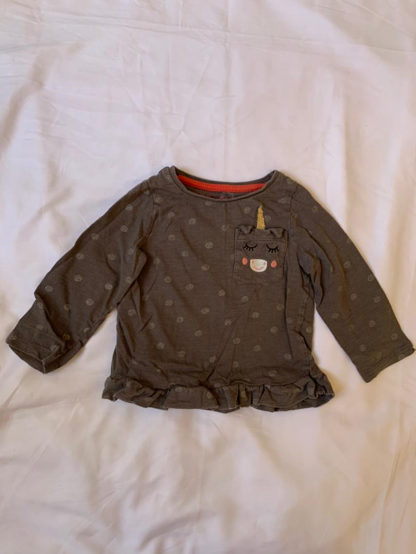 Baby brown top size 12-18months