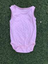 Load image into Gallery viewer, Baby pink dotted overall size 0-6months
