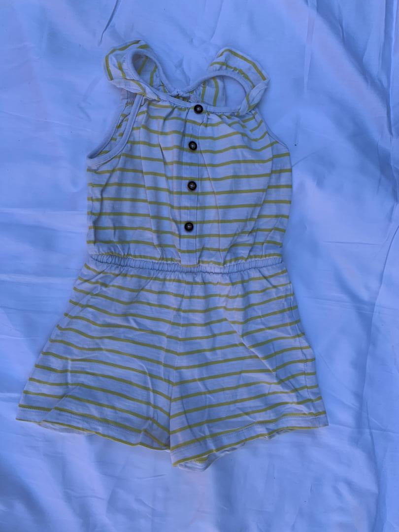 Baby striped combishort size 6-12months