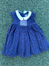 Load image into Gallery viewer, Blue lace dress size 9months
