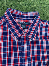 Load image into Gallery viewer, Brooks brothers red and blue check shirt size XL
