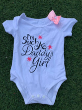 Load image into Gallery viewer, Daddy’s girl bodysuit size 3-8months

