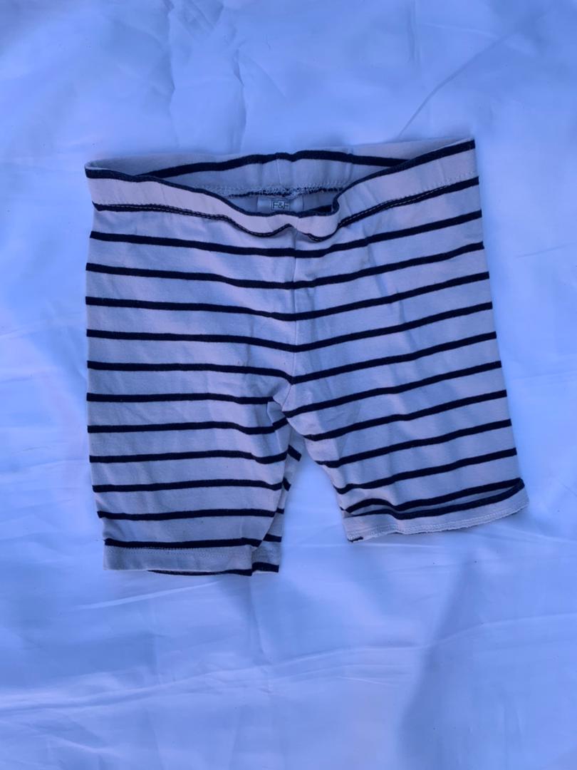 F&F striped baby girl's short size 2-3years