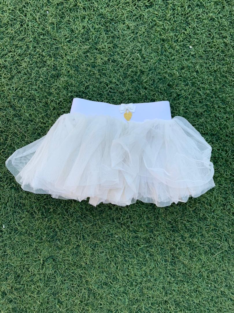 Angel Face Ballerina Tutu Faded yellow tulle skirt size 1-2 years