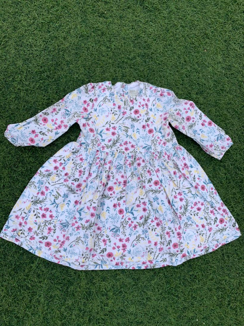 Debenhams (UK) Flowery multicolored baby girl dress size 6-18months