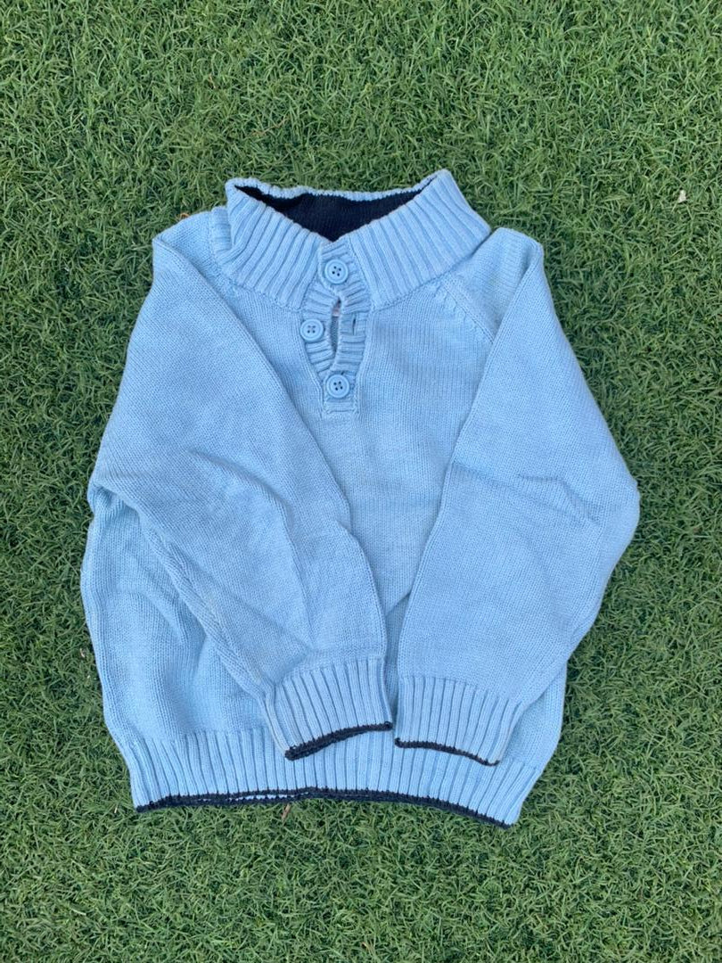 Gymboree knitted light blue cardigan size 7years