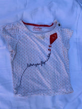 Load image into Gallery viewer, Heritage red and white top size 6-12months
