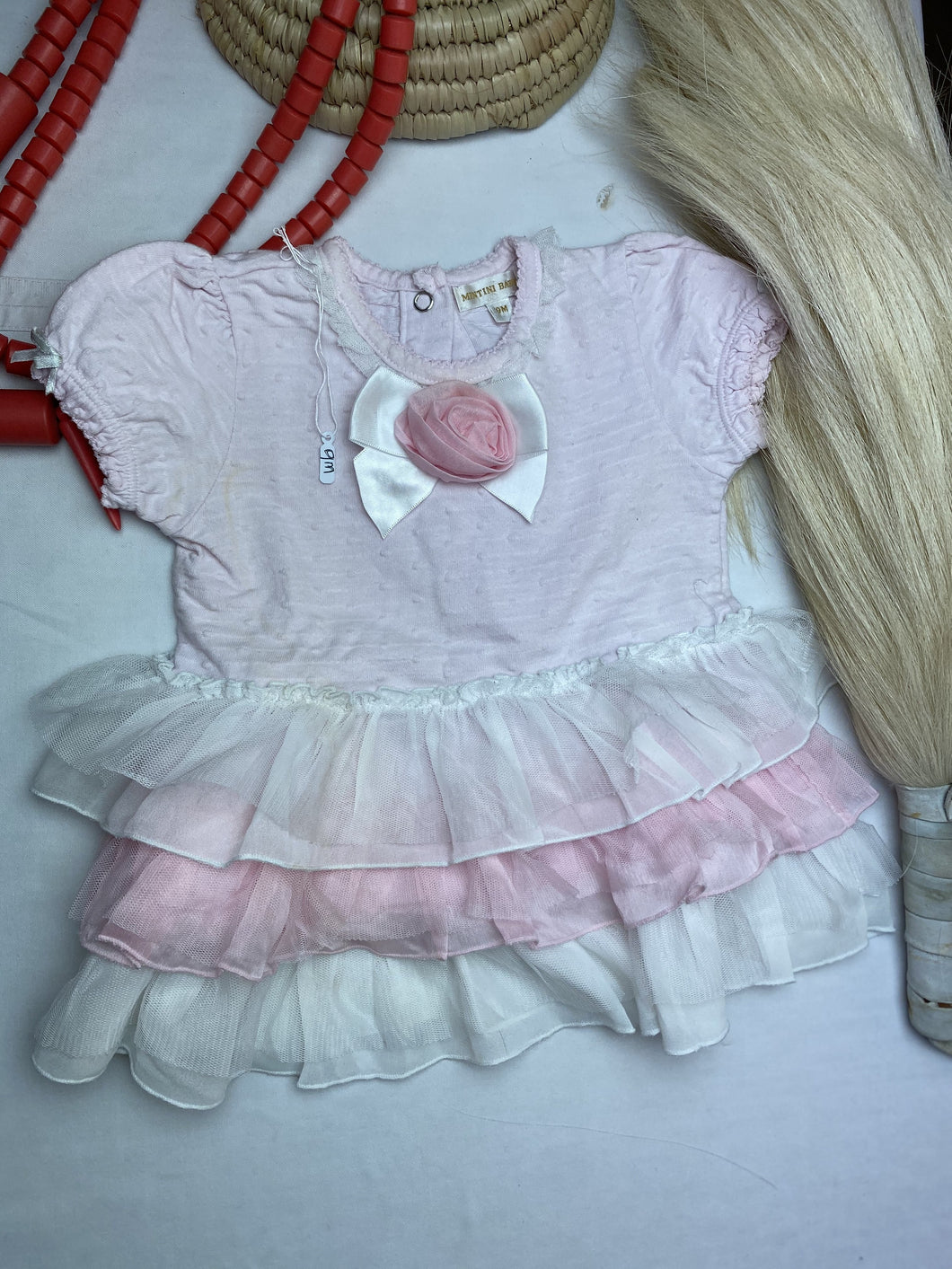 Baby Pink Frock girls 6 to 9 months