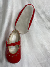Load image into Gallery viewer, Childrensalon Children&#39;s Classics Red Leather Pre-Walker Shoes Size 3 UK/ 21 EU baby
