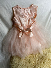 Load image into Gallery viewer, Macy&#39;s Sheer net and tulle light orange girls dress size 12 months
