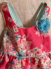 Load image into Gallery viewer, Macy&#39;s Summer Pink and Blue Dress Girls Size 18m
