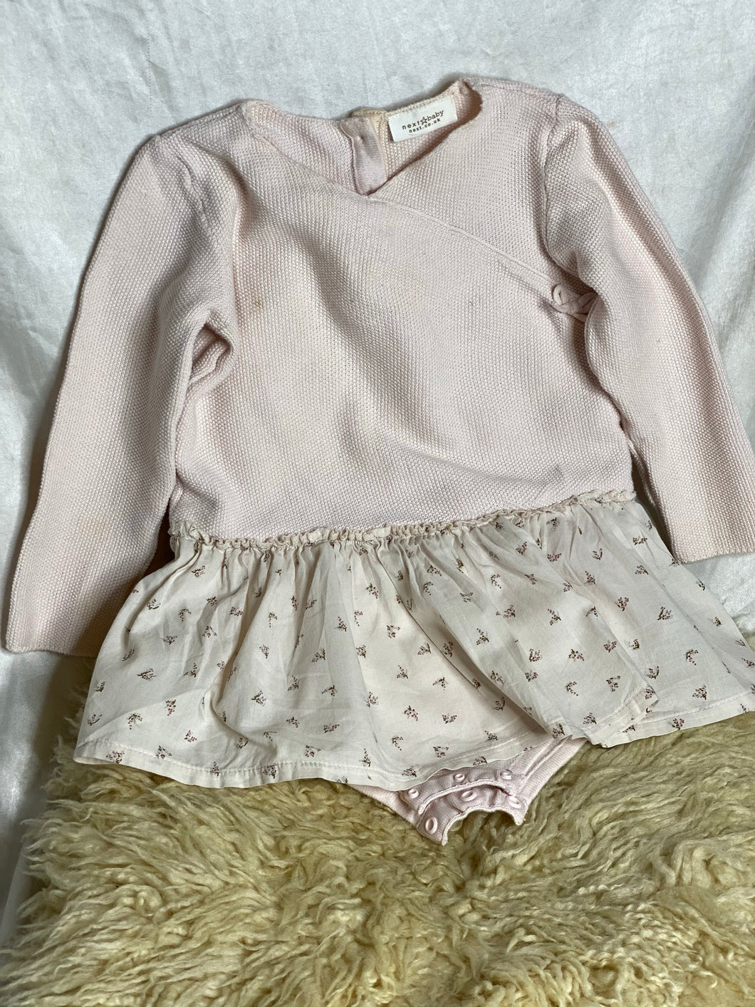 Next UK Light Sweater All-in-One Dressy 12 months