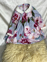 Load image into Gallery viewer, Baker UK Cotton light Blue Summer Lovely Flowered Dress - Girls 12 -18 months
