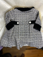 Load image into Gallery viewer, Macy - Light Wool Dress Suit with a Cloak Jacket Formal Outfit - Girls 12 to 18 months
