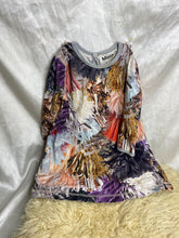 Load image into Gallery viewer, Children&#39;s Salon Molo Summer Artistic Colorful Dress - 12  to 18 months
