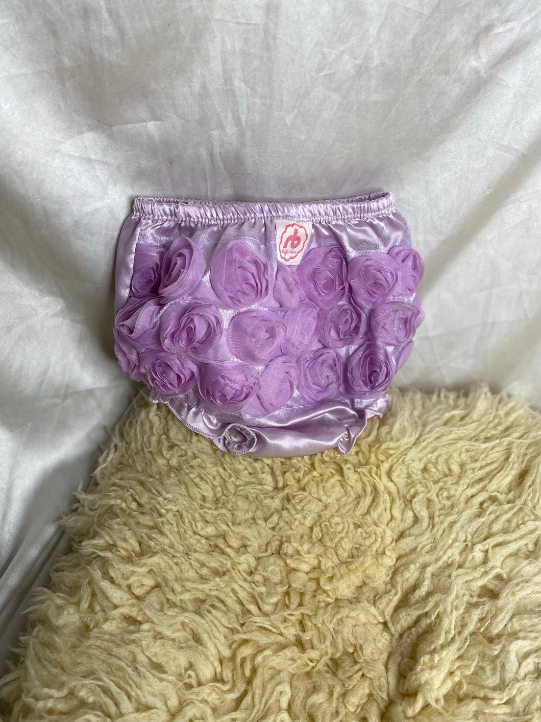 Pom-poms Lilac baby girls pant size 6-24 months