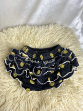 Load image into Gallery viewer, Pom-poms Ruffle Black Polka Dot baby girls pant size 6-24 months
