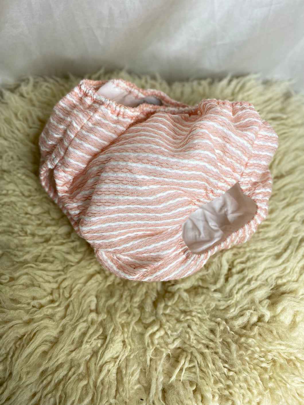 Pom-poms Light Orange-Pink baby girls pant size 6-24 months