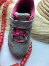 Load image into Gallery viewer, Sketcher Sneakers Grey and Pink glittery - Toddler Girl&#39;s size 8 (UK)
