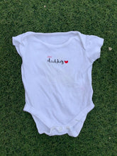 Load image into Gallery viewer, Love daddy baby bodysuit size 0-6months
