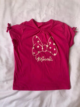 Load image into Gallery viewer, Minime pink tee size 1-3 years
