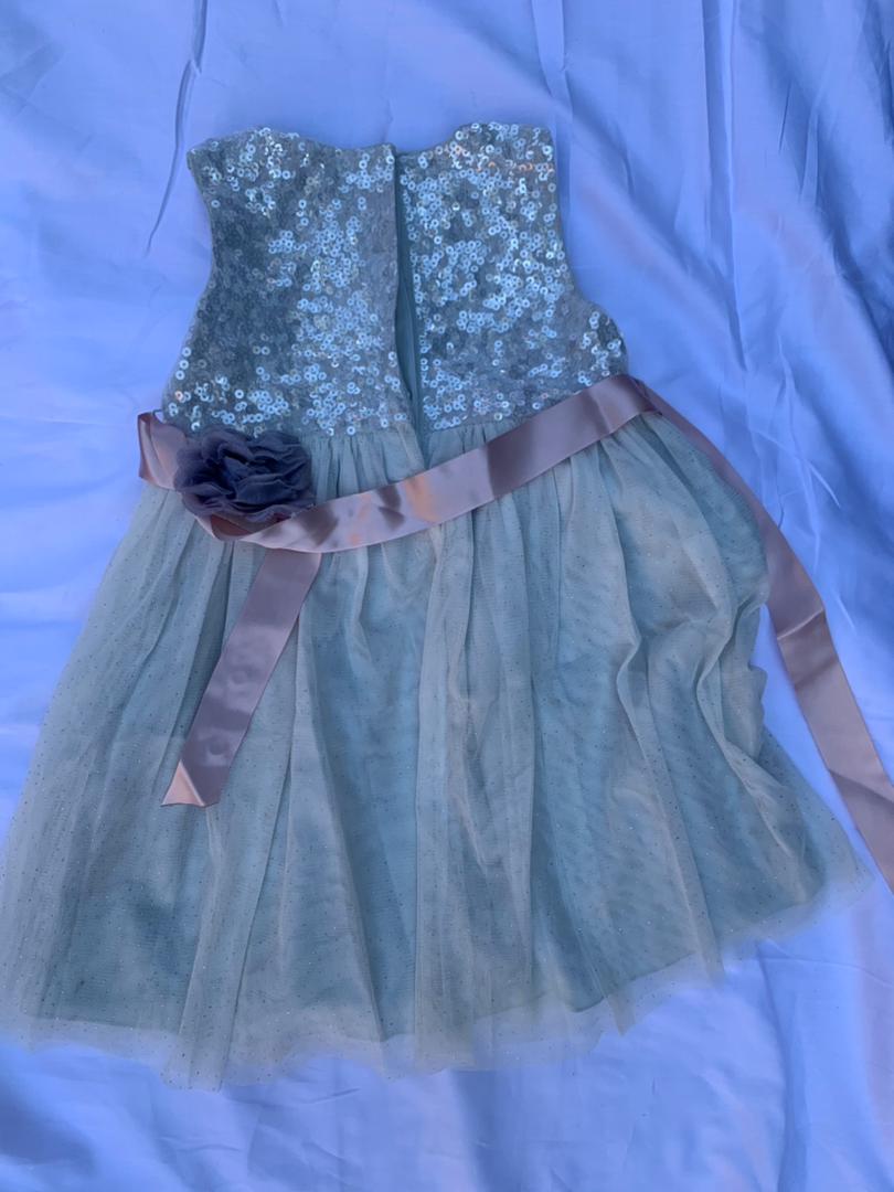 Monsoon Baby Top Glitter and tulle lace skirt Dress size 12-24 months