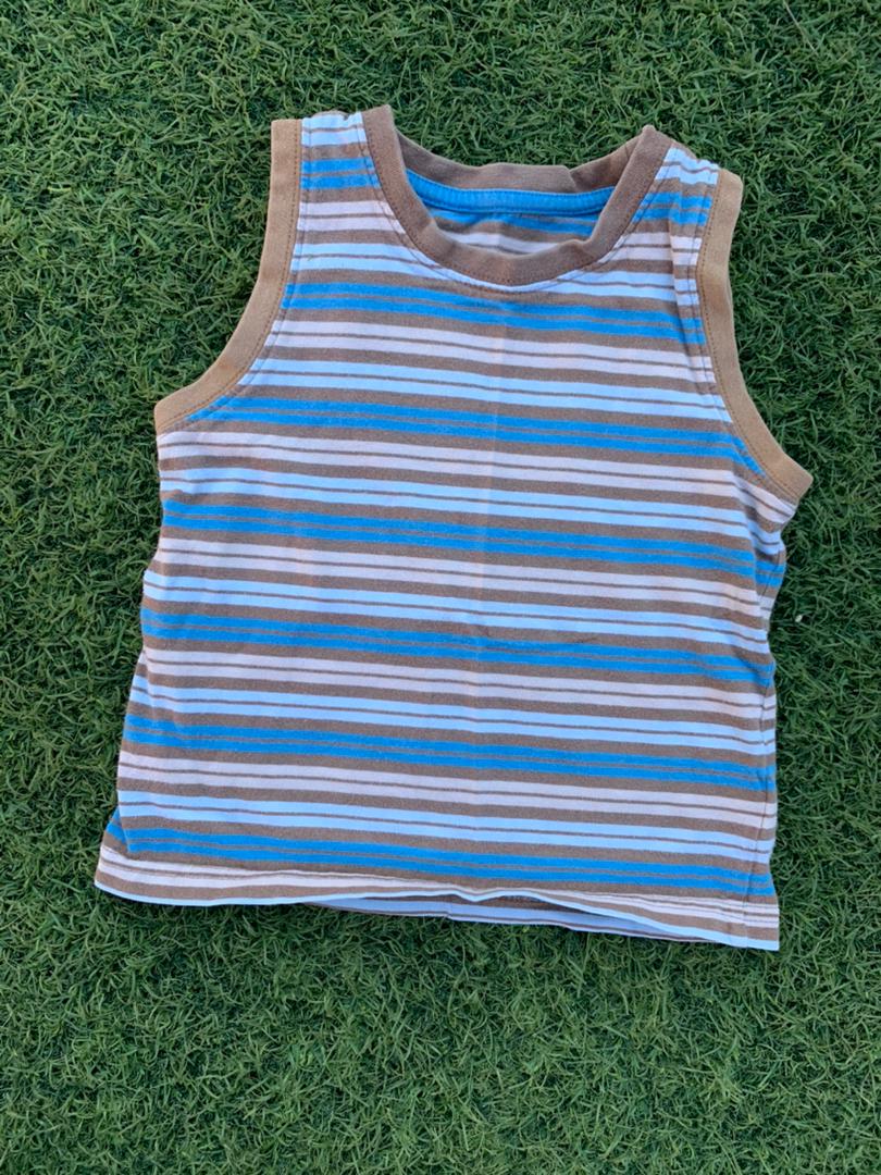 Multicolored baby singlet top size 6-10months