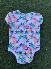 Load image into Gallery viewer, Multicolored flowers bodysuit size 4-10months
