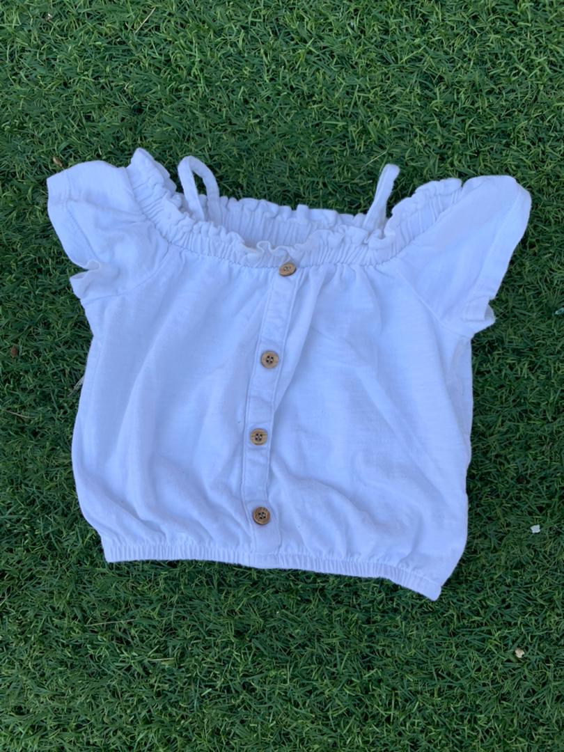 Next baby white top size 10months