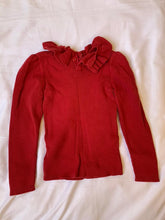 Load image into Gallery viewer, Next butterfly neck red top size 1-2 years
