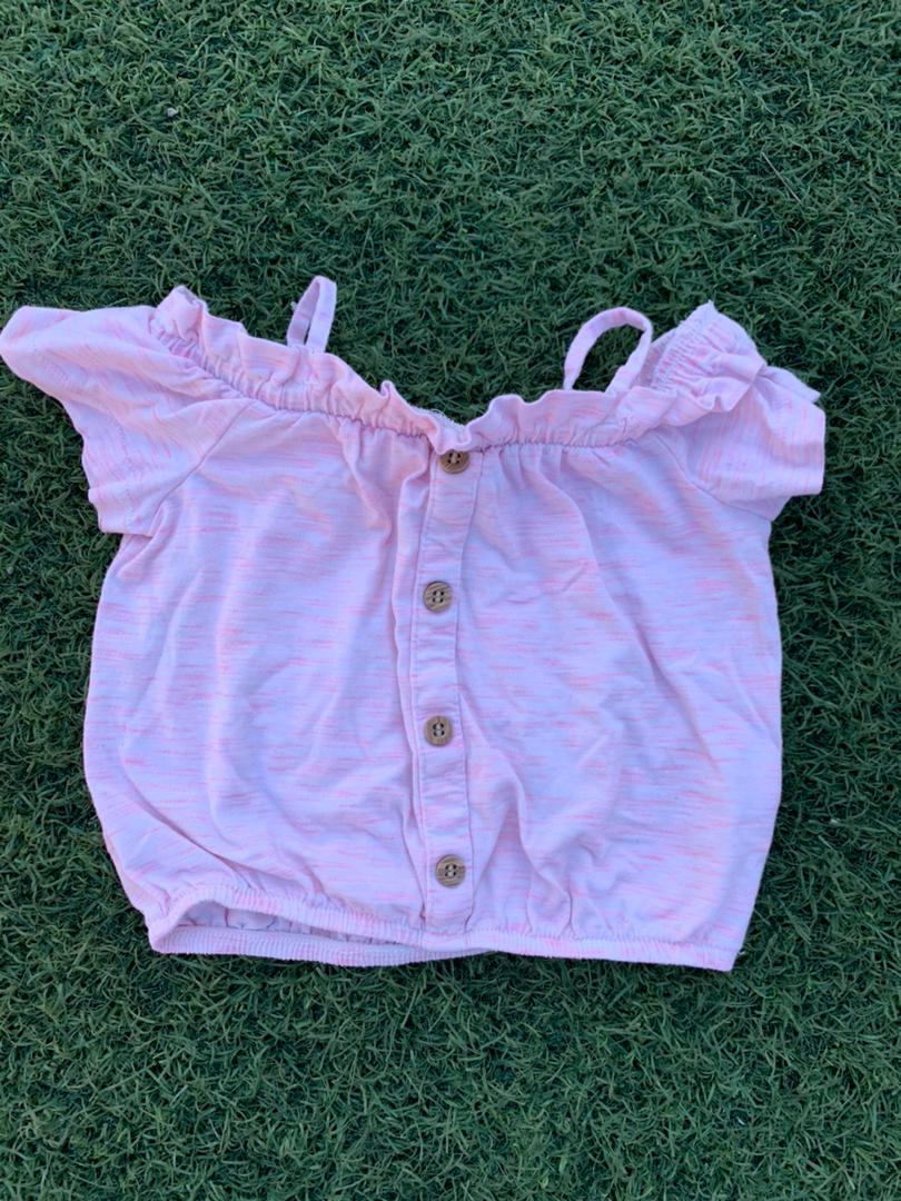Next pink baby top size 6-10months