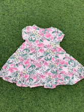 Load image into Gallery viewer, Debenhams UK Pink and green flowery dress size 3 to 4 years
