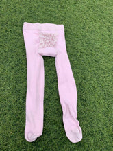 Load image into Gallery viewer, Pink baby leggings size 0-6months
