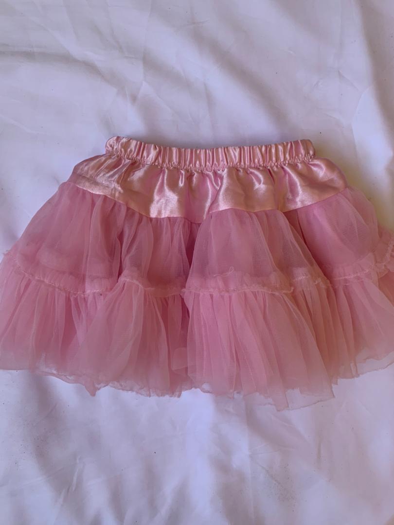 Pink tulle skirt size 1-2years
