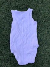 Load image into Gallery viewer, Plain white sleeveless bodysuit size 3-8months
