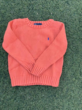 Load image into Gallery viewer, Ralph Lauren orange knitted cardigan size 5-6years
