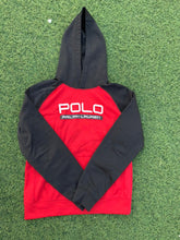 Load image into Gallery viewer, Ralph Lauren red and black hoodie size 10-14years
