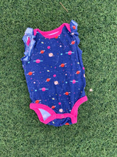 Load image into Gallery viewer, Space baby bodysuit size 0-6months

