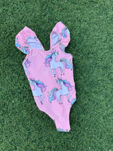 Load image into Gallery viewer, Unicorn pink swimsuit girls size 1-2years
