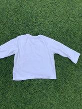 Load image into Gallery viewer, Armani graphic white top size 1-2 years
