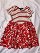 Load image into Gallery viewer, Debenhams UK Viaine red and white dress size 3-4 years
