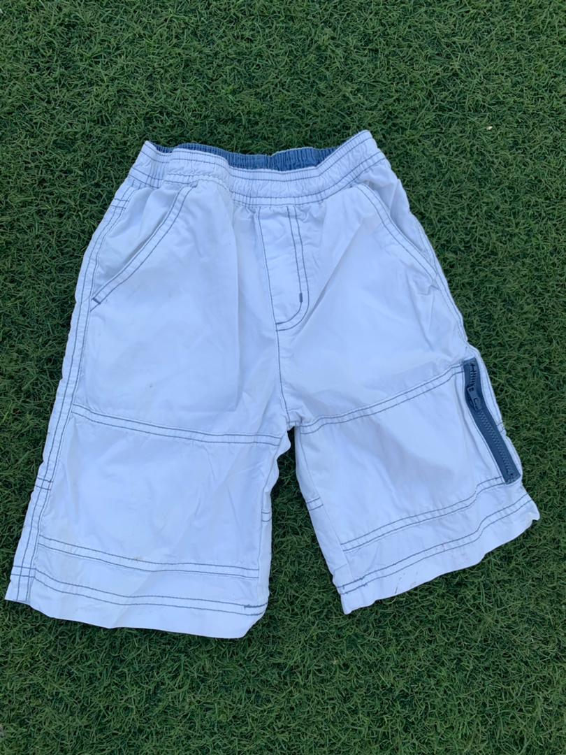 White and blue short size 14-15years