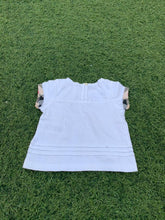 Load image into Gallery viewer, Burberry White baby top size 0-6 months
