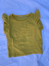 Load image into Gallery viewer, Yellow baby top size 6-12months
